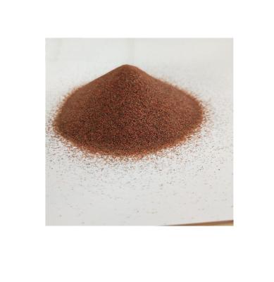 China Blasting by abrasives Natural Sand blasting garnet for blasting by abrasives with mesh size 70-100 for sale