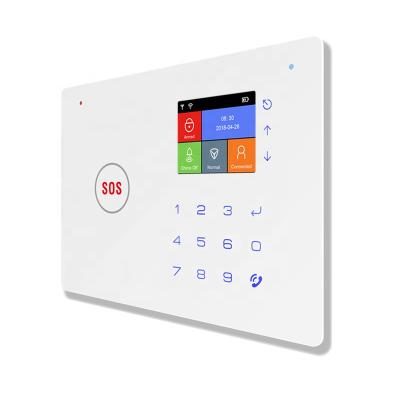 China China Factory Auto Dial 433 MHz Home Security WiFi GSM Anti-theft Wireless Alarm With Touch Keypad G66W for sale