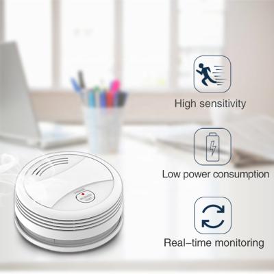 China Smart Smoke Detector Wifi Alarm Smoke Detector Support TUYA APP for sale