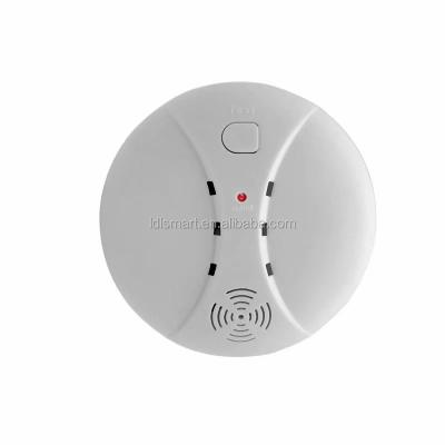 China Wireless 9V Battery Operated Bathroom Smoke Fire Detector for GSM Wireless Alarm System for sale