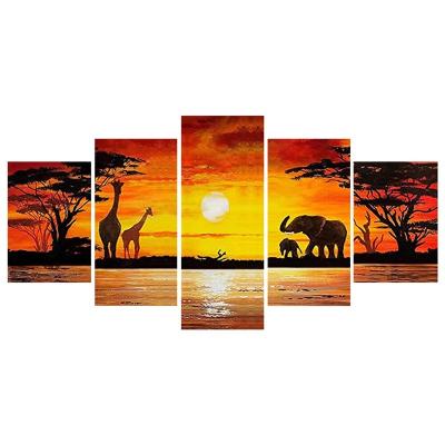 China DIY 5D Diamond Painting Combination Full Drill Eco-friendly Custom Landscape Decorative Painting for sale