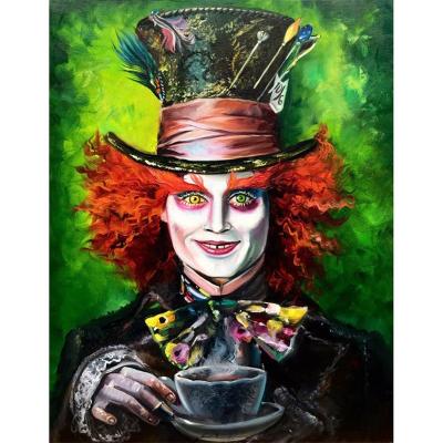 China Factory Outlet DIY Clown Digital Oil Painting Home Decoration Eco-friendly Colorful Wall Art Background Painting for sale