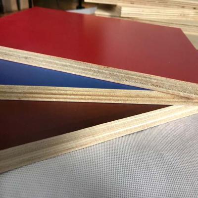 China Modern Double Side Red Blue Green Black White Commercial Plywood For Furniture for sale