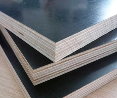 China Indoor Domestic Brown Twice Hot Press Film Black Film Faced Plywood For Real Estate Construction for sale