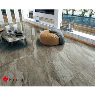 China Look Like Foshan FaTong Background Gray Floor Porcelain Interior Wall Marble Tile Tile Borders Interior Room 600*1200mm Stone Floor for sale