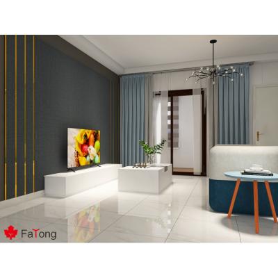 China Chinese Manufacturer Glazed White Marble Effect Metal Tiles Glazed Ceramic Wall and Floor Porcelain Tiles 600x600mm Marble Look Wall Tile for sale