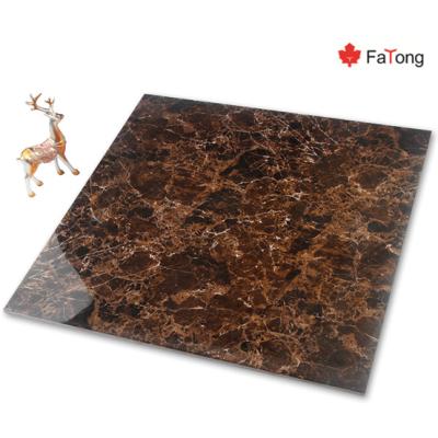 China Look Like Foshan Marble FaTong Glazed Polished Wall Marble Tiles Flooring Tile 600*1200 Black And White Brown Dark Emperador 800*800 for sale