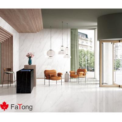 China Discount75 X150cm Foshan FaTong modern white green floor porcelain tiles tile ceramic marble porcelain out door tile for importer Dubai for sale