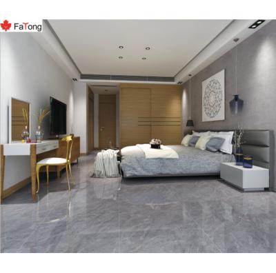 China Foshan FaTong 750*1500mm Modern Porcelain Slab Stylish 3D Kitchen And Bathroom Tiles Marble Flooring Black Ceramic Tiles for sale