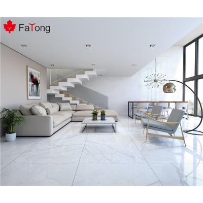 China Foshan Fatong Modern Outdoor Porcelain Tiles Bathroom Marble Ceramic Honeycomb Flooring 90*180Cm White Polished for sale