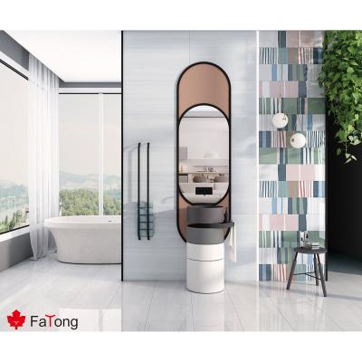 China FOSHAN FATONG 400*800mm Modern Marble Bathroom Wall Tile Glazed Porcelain Tile Polished Porcelain for sale