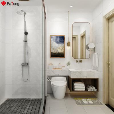 China FOSHAN FATONG 400*800mm Modern Glossy Wholesale Modern Porcelain Wall Tile Glazed White Porcelain Tile for sale