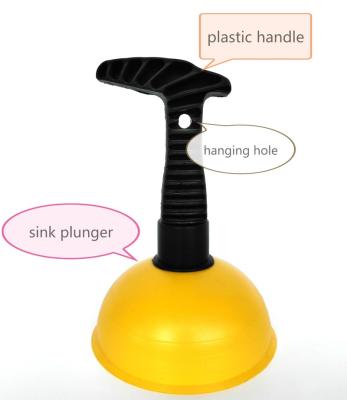 China Hot-selling High Quality Mini Plastic Rubber Sink Plunger Sustainable for sale