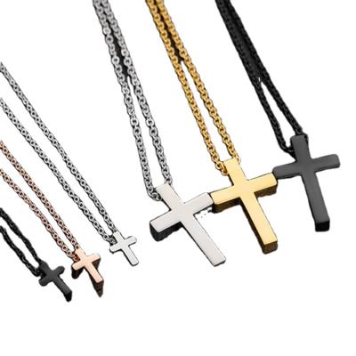 China 2022 FASHIONABLE Made In China Top Quality Popular Couples Party Men Unique Cross Necklace for sale