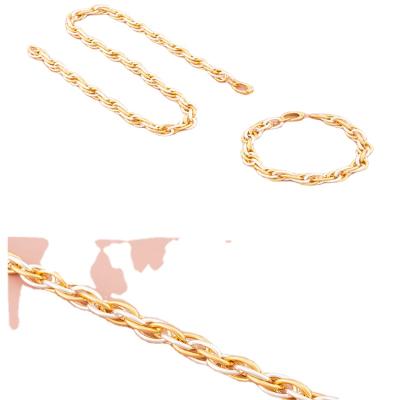 China Hiphop Customized Cuban Hip Hop 18k Link Necklace for sale