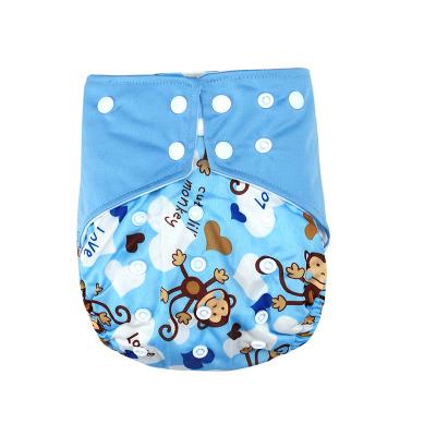 China Printed Newborn Cloth Like Baby Diaper Breaks New Cloth Diaper Washable Printed Baby Cloth Wholesale Diaper for sale