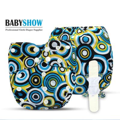 China Beautiful Han Edition Printed Adjustable Cloth Diaper Around The Tap Diaper Diaper Baby Cloth Diaper for sale