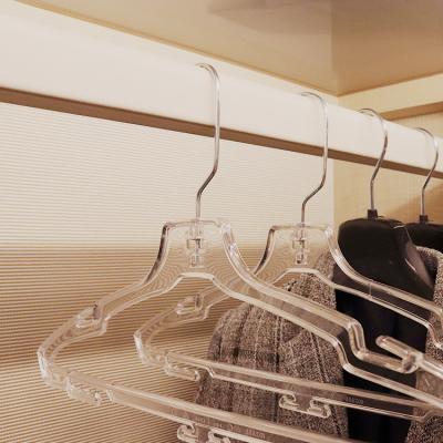 China Sale Multifunctional Non-slip Plastic Black Non-slip Clothes Hanger Factory Storage Hanger for sale