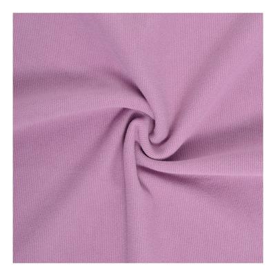 China Factory supply soft plain stretch polyester knitted fabric clothing fabric for sale for sale