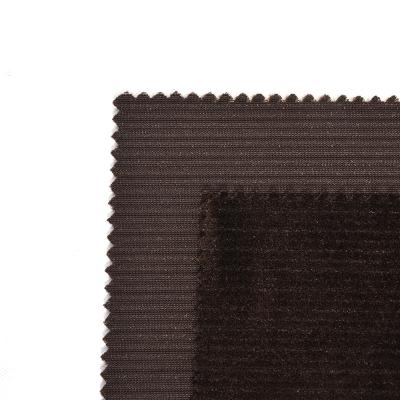 China High Quality Breathable Sun Velvet Fabric With Wales Polyester Knitting Fabric For Furniture And Bags for sale