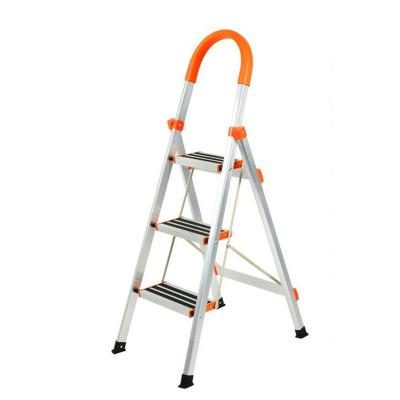 China Folding Ladders New Design 3 Step Ladder Aluminum Ladder With Non-slot Foot For Home for sale