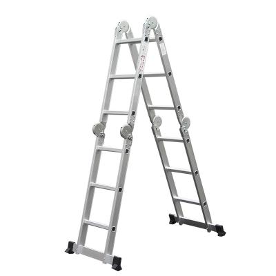 China Folding Ladders En131 Approved Aluminum Multi-Purpose Ladder with Big Joint Aluminum step ladder for sale