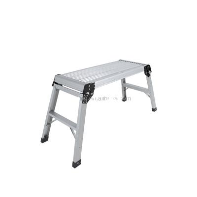 China Traditional Aluminum Platform Drywall Step Up Folding Work Bench Stool Ladder (TL-WP03) for sale