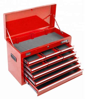 China Cold Rolling Steel Sheets Peep 9 Drawers Tool Chest Portable Steel Tool Box for sale