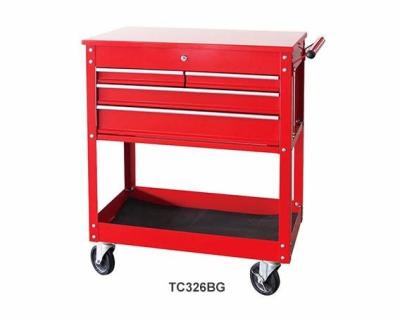 China Tc326GB Tool 4 Drawers Capacity Tool Cart Package And Durable High Quality Cheap Roll Cart Cabinet for sale