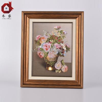 China Wholesale Europe\North America Retro Oil Painting Frame Gold Plastic Wedding Picture Photo Decorative Frames for sale