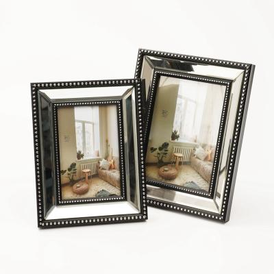 China Art Decor Hot Sale Belt Drill Decorating Decorative Hotel Mirror Picture Frame Position Picture Frame for sale