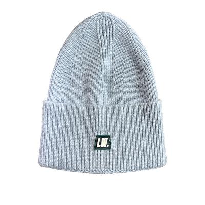 China COMMON Winter High Quality Plain Dyed Beanie Hat Custom Made 100% Autumn Winter Beanie Hats Knitted Warm Acrylic for sale