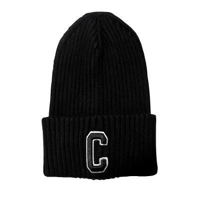 China COMMON Merino Wool Knitted Ribbed Slide Knitted Hat Skull Winter Toque Soft Stretchy Warm Unisex Toque for sale