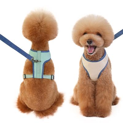 China Rpet Viable Dog Harness Beige Dog Harness Custom or Standard Dog Harness and Leash for sale