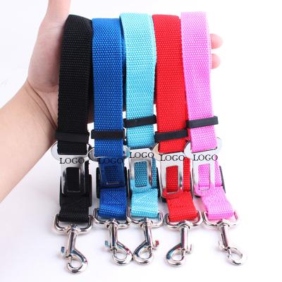 China Wholesale Reflective Car Seat Belt Harness Travel Clip Dog Collar and Adjustable Leash Designer Dog Leash Dog Leash for sale