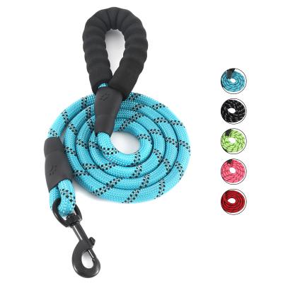 China Hot Selling Amazon Rope Lead Lead Dog Reflective Braided Climbing Reflective Nylon Leash for sale