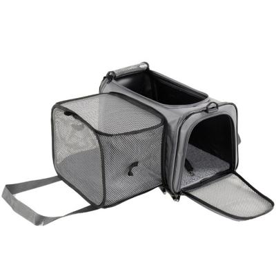 China Sustainable New Design Portable 600D+Pc Gently Customized Pet Carriers Bags Airline Travel Pet Carrier Pet Carrier for sale