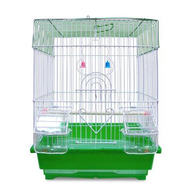 China New Design Breathable Stainless Steel Double Iron Birdcage Bird Cage Portable Chinese Aluminum Bird Cage Parrot Large for sale