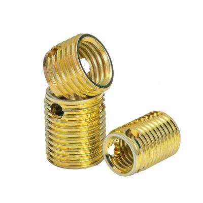 China Aluminum Alloy Carbon Steel Self Tapping M3 Thread Insert 3 Hole Type Threaded Inserts for sale