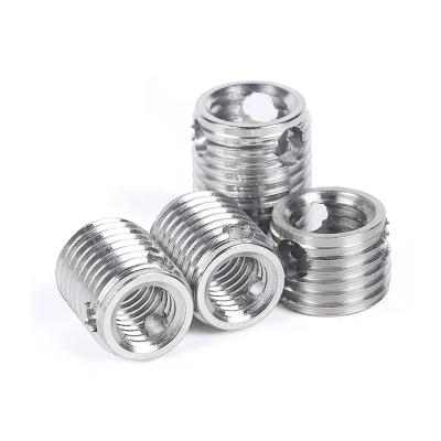 China Aluminum Alloy 303 Stainless Steel Thread Repair M4 Hole Type Self Tapping Threaded Insert for sale