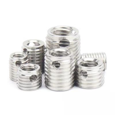 China Aluminum Alloy 303 Stainless Steel M6 M8 M10 M12 M14 M16 307 Hole Type Self Tapping Threaded Insert for sale