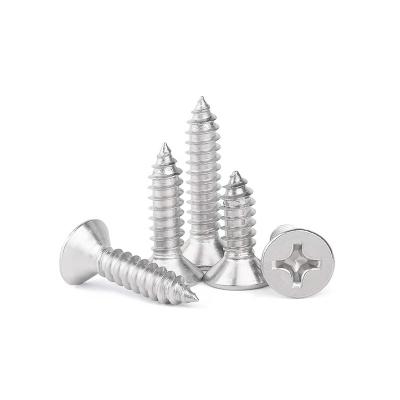 China Industry Price 304 Stainless Steel Head Countersunk Self Tapping Screw for sale