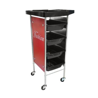 China Stable Spa Trolley Salon Trolley Model F-031B Mobile Beauty Equipment Trolley With Drawers Tool Storage for sale