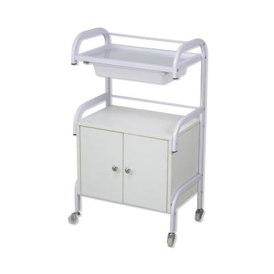 China Wholesale 360 ​​Degree Rotated Salon Furniture Wood Beauty Salon Trolley Pedicure Trolley for sale