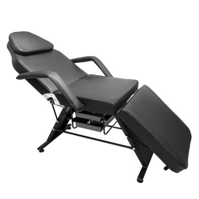 China Durable Material Massage Tables Multifunctional Aluminum Folding Portable Adjustable Massage Bed Household Beauty Salon Massage Tattoo Bed for sale