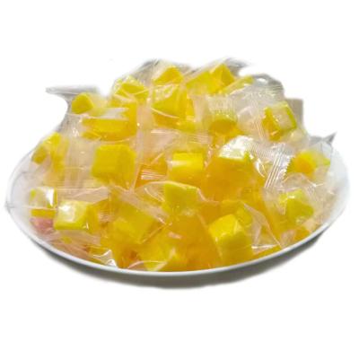 China Popular Natural Among All People Durian Chew Candy Durian Fruit Jelly Candy Yellow And Sweet for sale