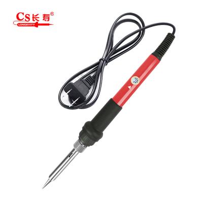 China Performance Metal Regular Welding Plastic DIY Tools Soldering Station Electric Soldering Irons With Non-slip Plastic Silicone for sale