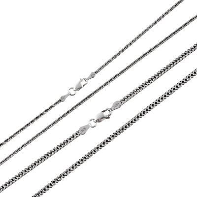 China Simple Style 1.6mm Wholesale FASHIONABLE 925 Sterling Silver Coin Necklace Chian for sale