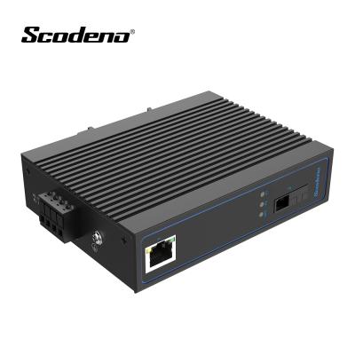 China High Quality 100Mbps Single Ports Fiber 2 Outdoor Single Mode Fiber Media Converter XPTN-9000-53-1FX1TX for sale