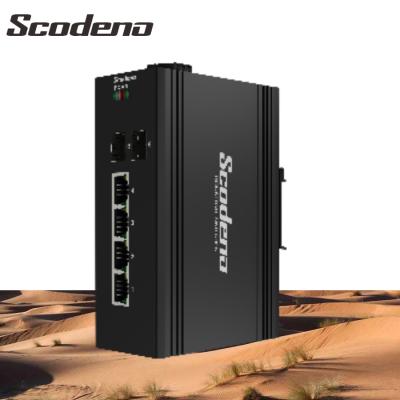 China Hot Selling LACP 2 Gigabit Switch Gigabit Ethernet SFP 4 Port Outdoor Industrial Network Switch for sale